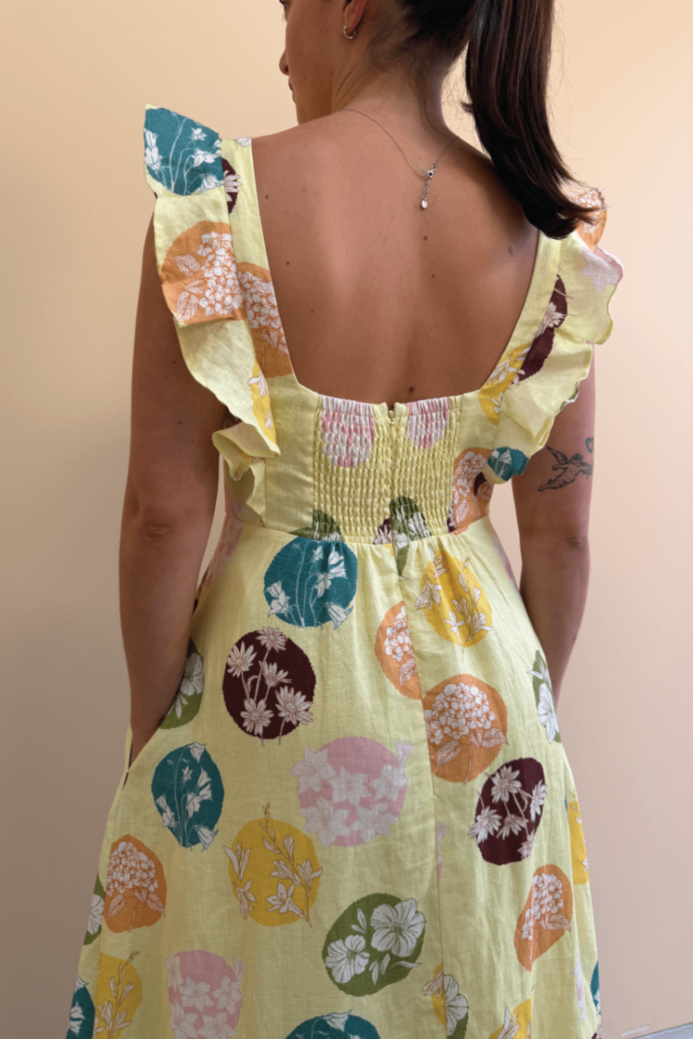 Palm Noosa yellow dress 10 BNWT
