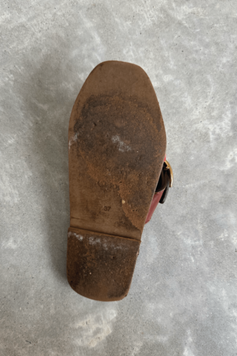 Chloe little horses wood sandal 37
