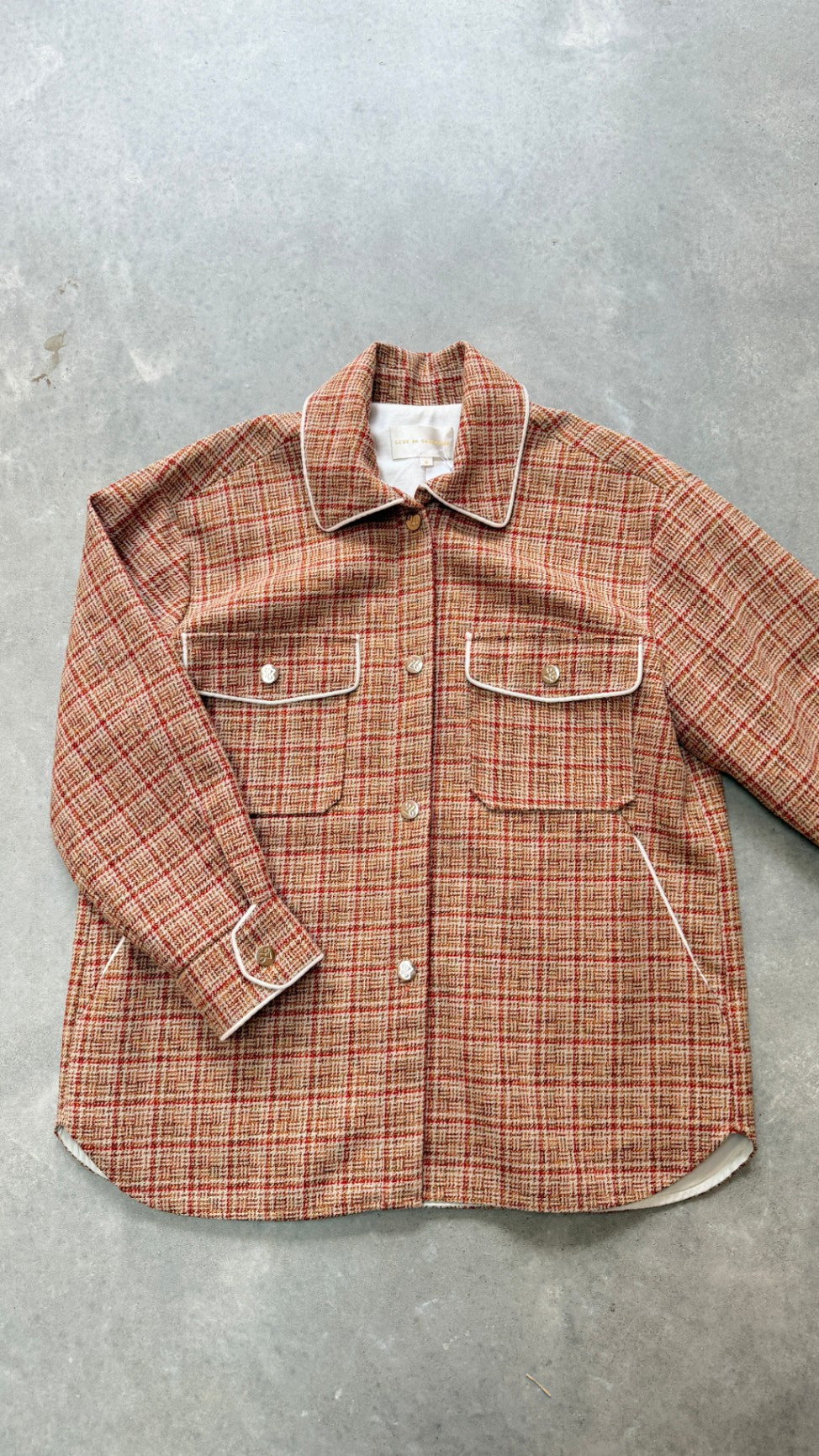 Luxe De Valentina check jacket M