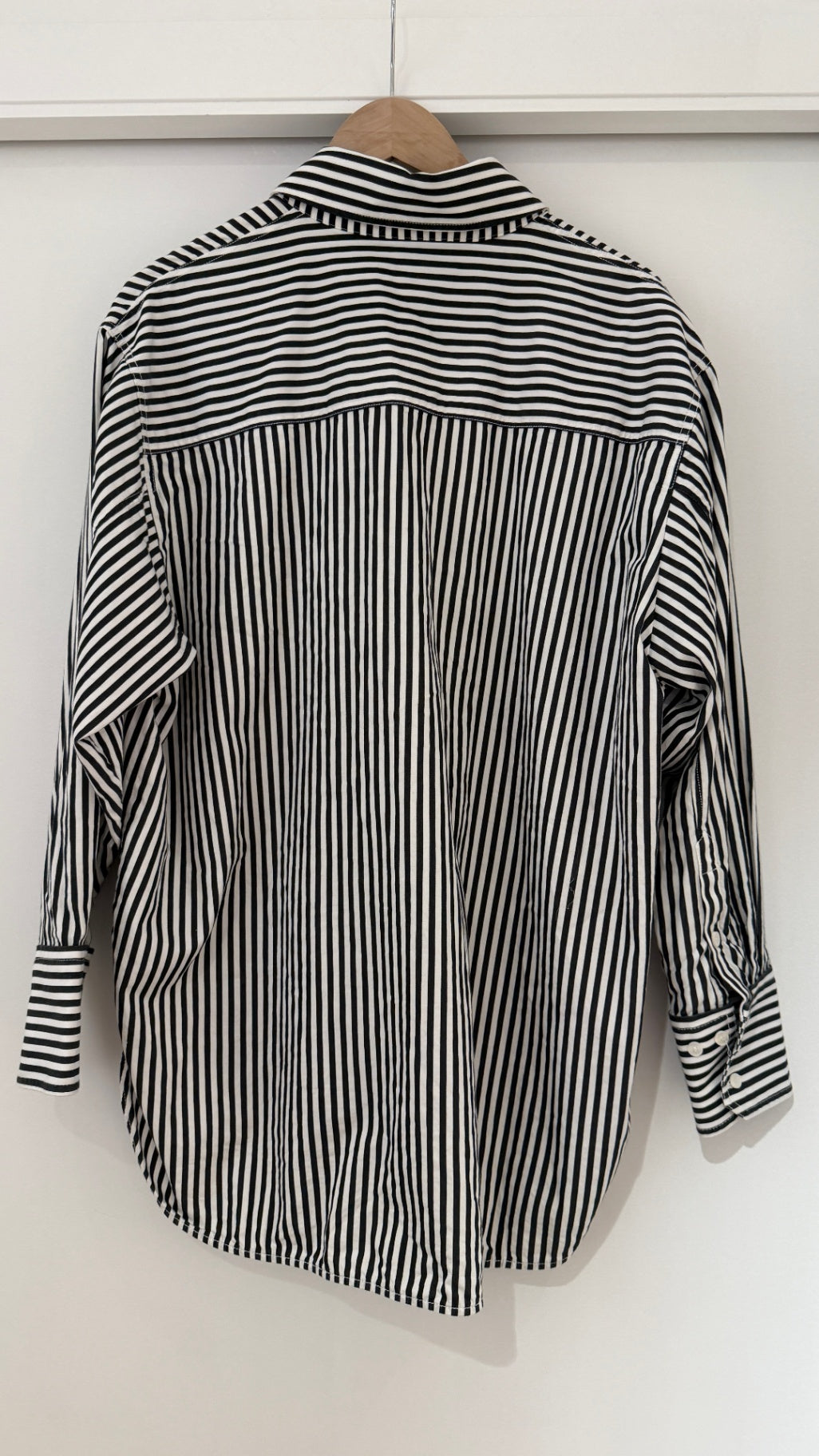 Camilla and Mark stripe BW shirt 12