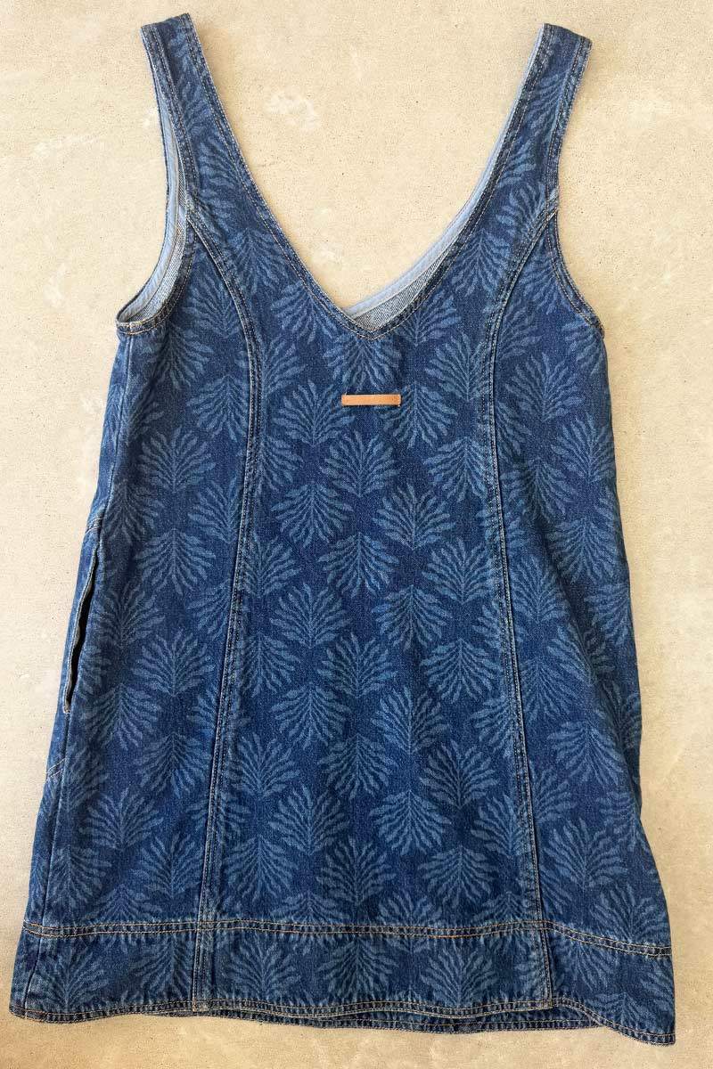 Kivari denim palm dress 6