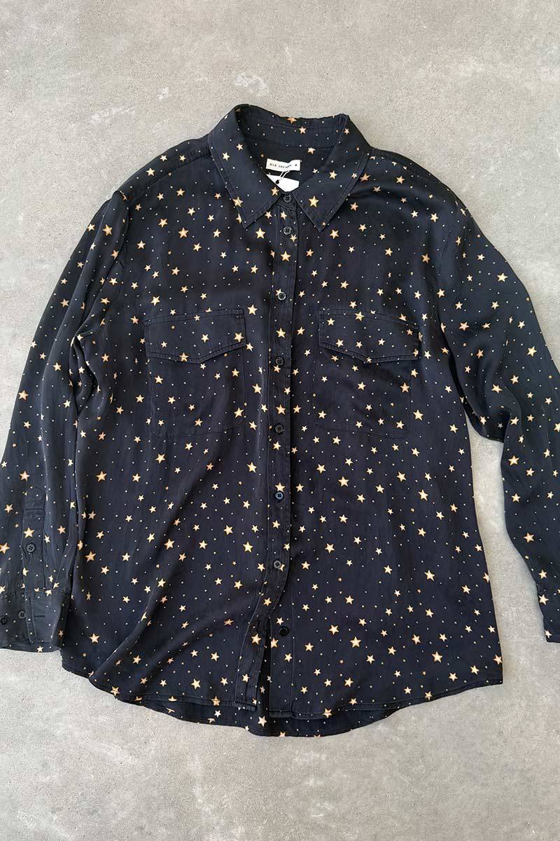 Silk Laundry star shirt M