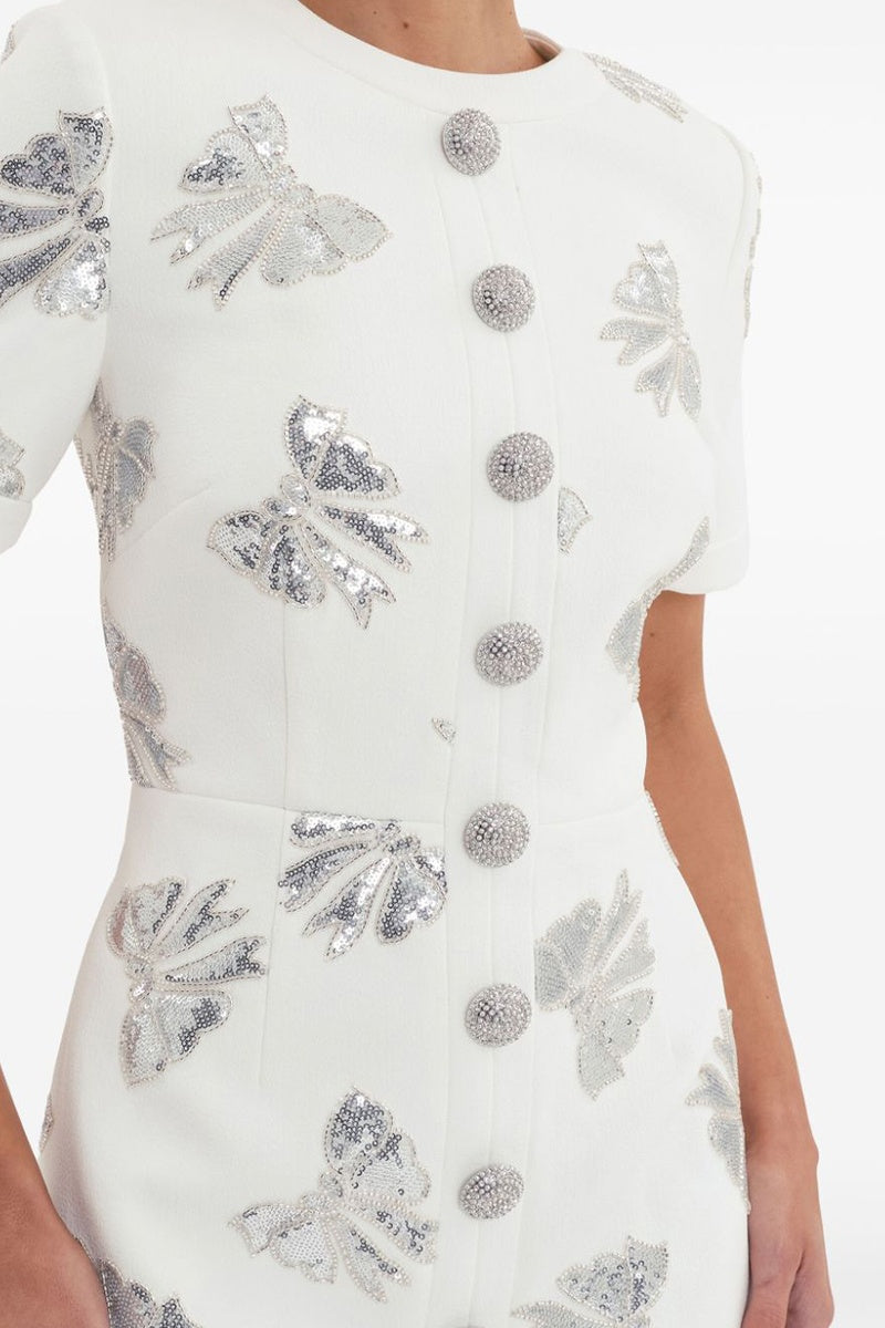 Nicky Hilton x Rebecca Vallance Ivory 8 RRP $799