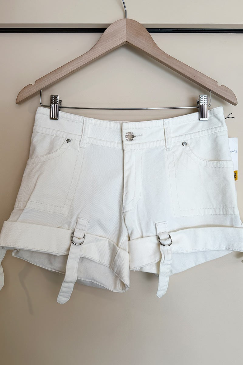 Bettina Liano white denim short 8