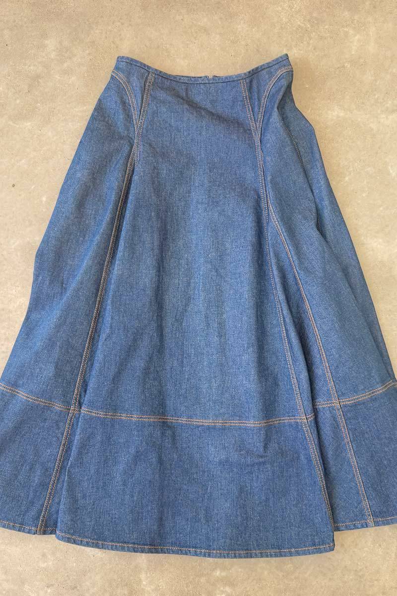 Zimmermann matchmaker denim skirt 2 BNWT