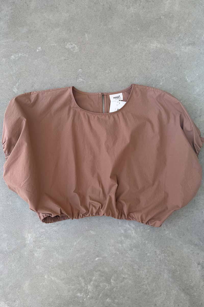 Seed cropped brown top 14
