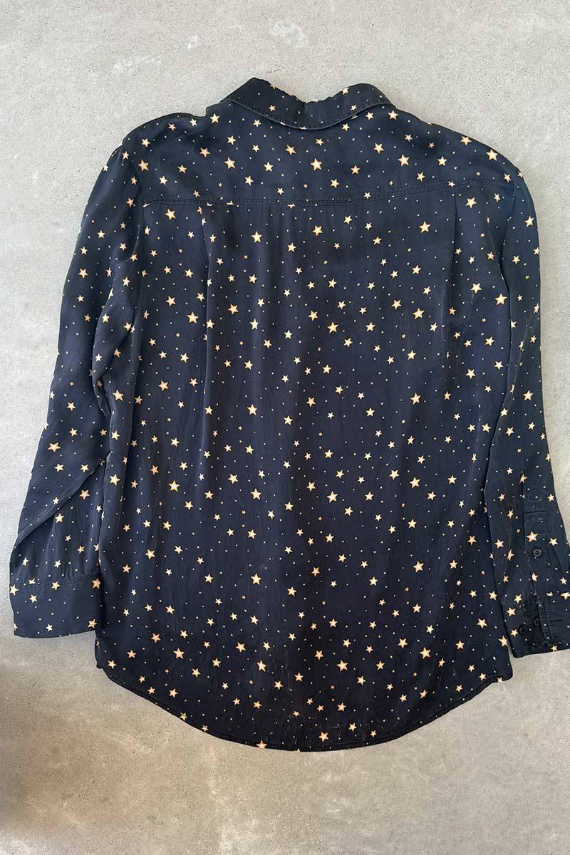 Silk Laundry star shirt M
