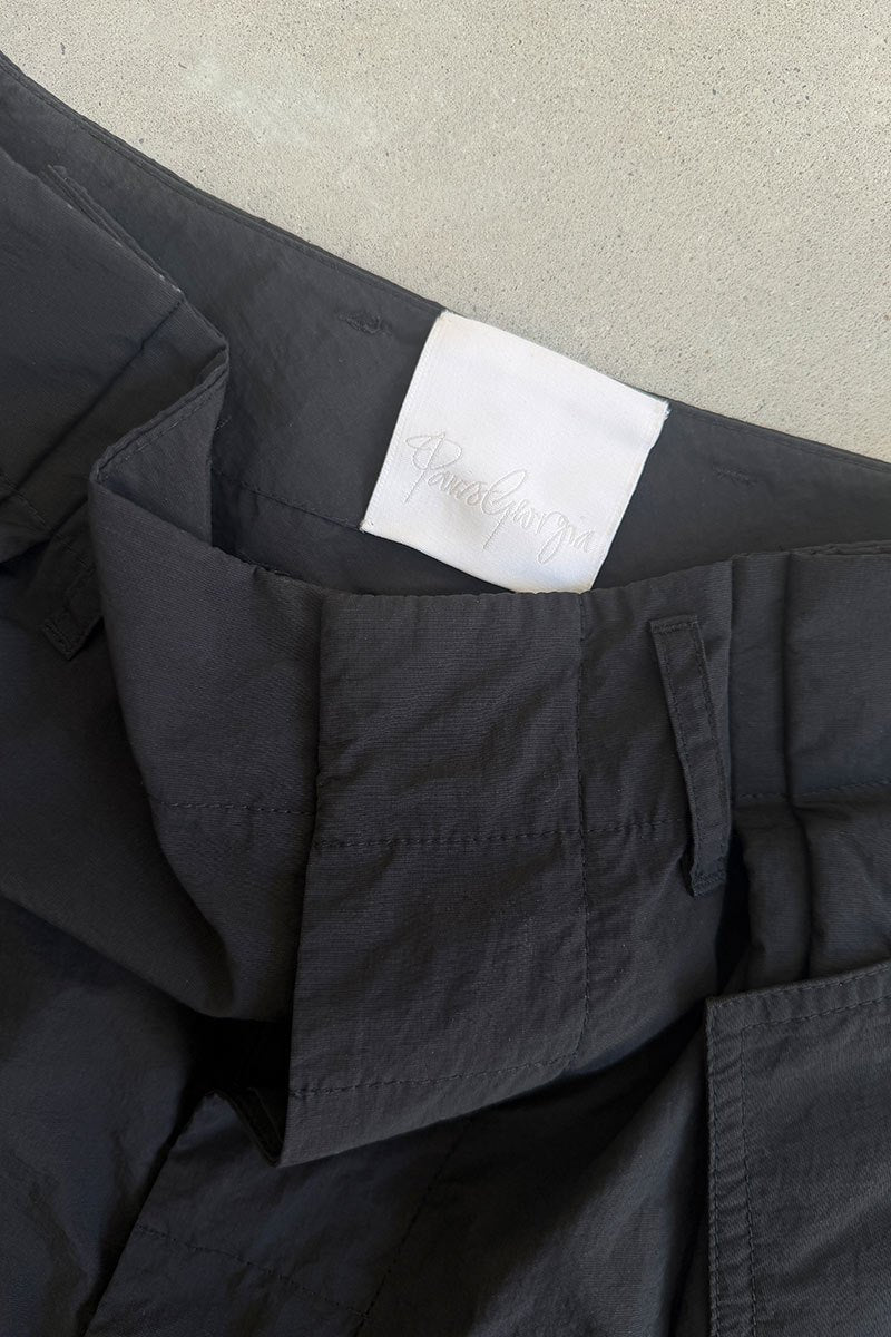 Paris Georgia black cargo pants XS