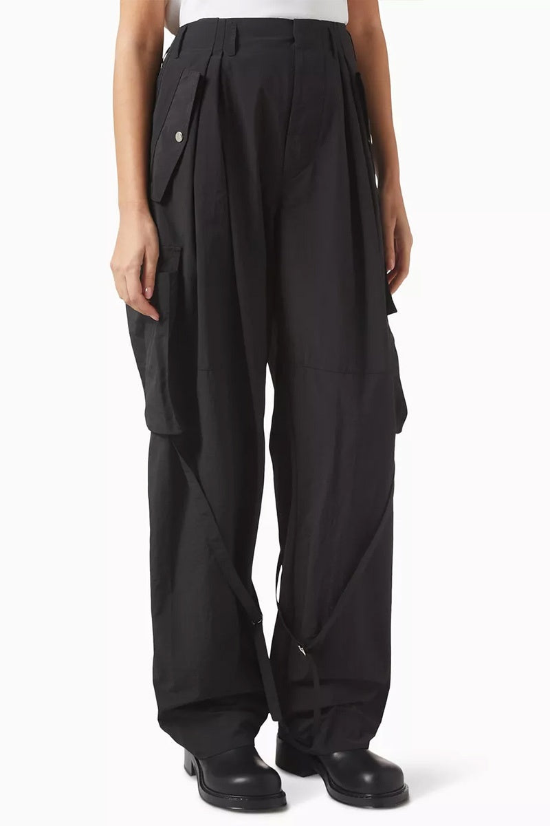 Paris Georgia black cargo pants XS