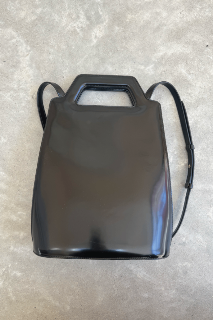 Ferragamo Wanda mini patent leather tote BNWT