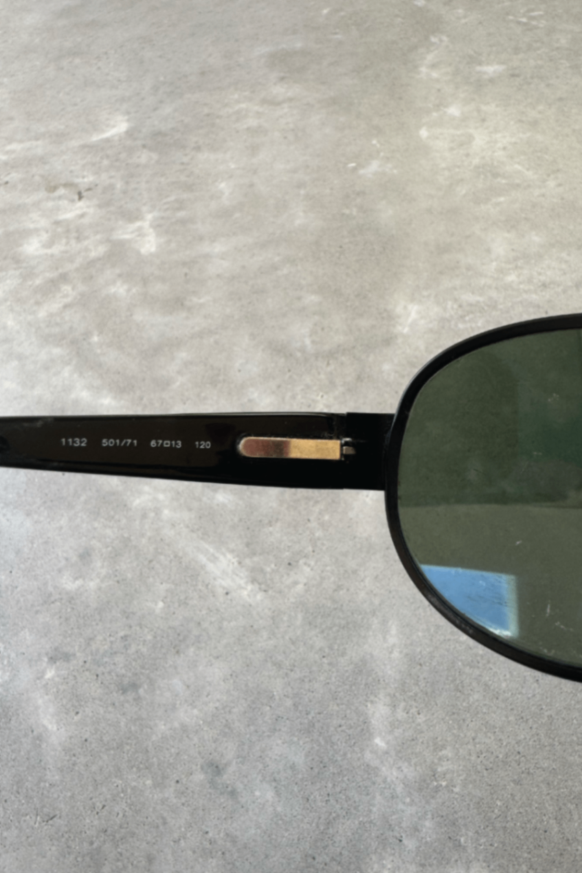 Ferragamo black frame sunglasses