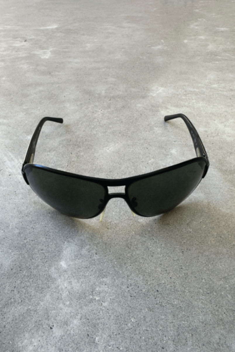Ferragamo black frame sunglasses