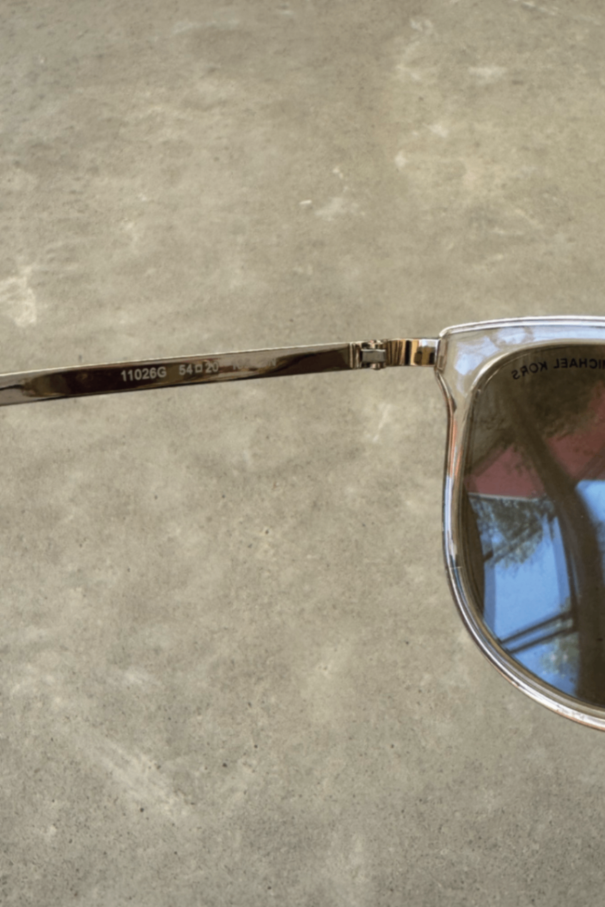 Michael Kors silver frame