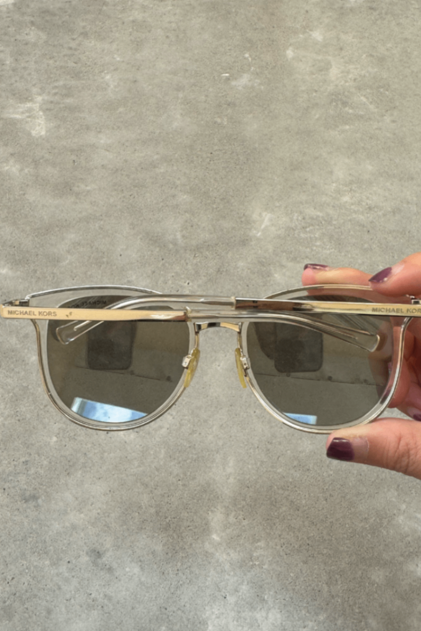 Michael Kors silver frame