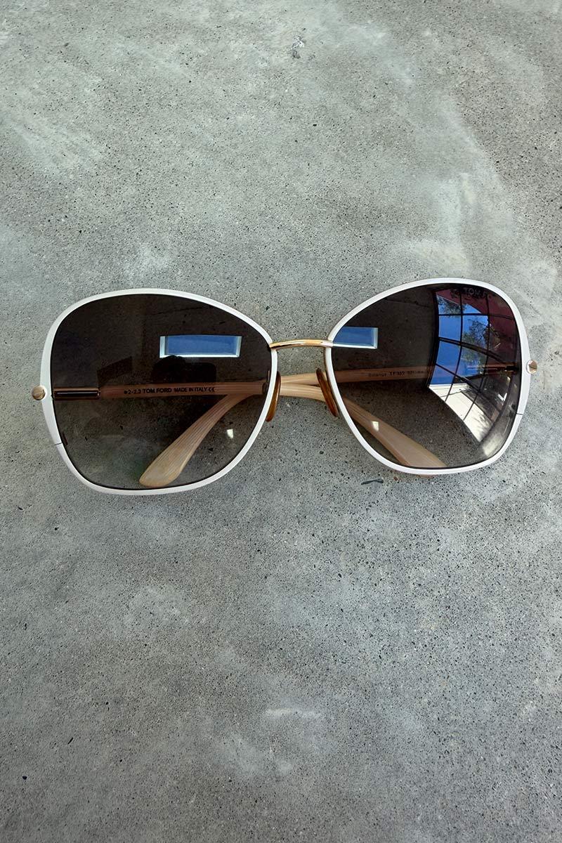 Tom ford metal frame cream