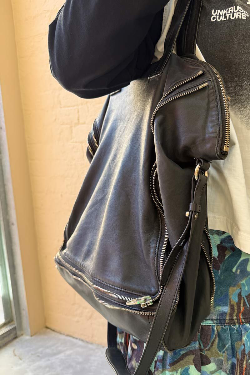 Alexander Wang black Turdy Tote lambskin leather bag