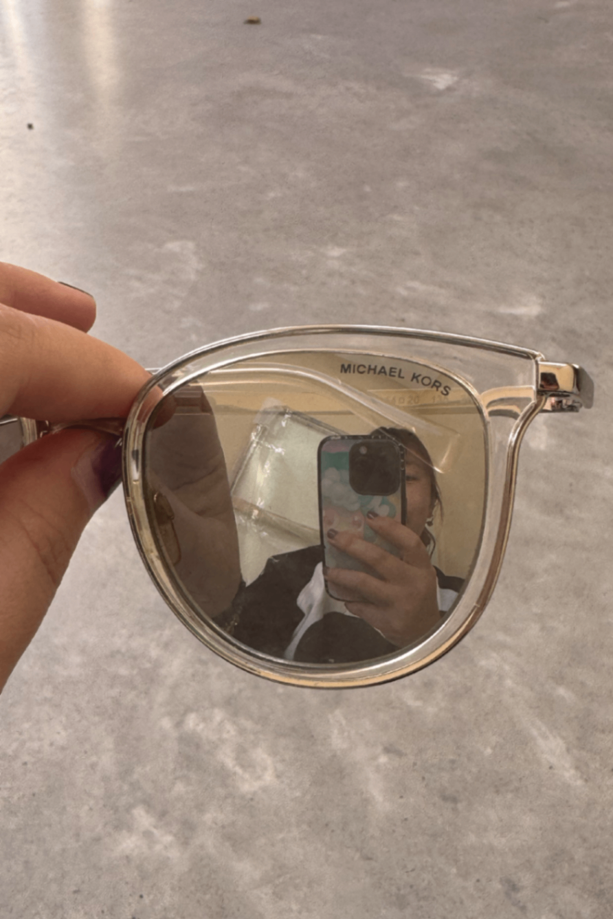 Michael Kors silver frame