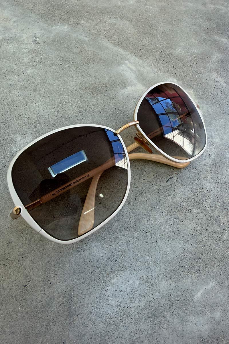 Tom ford metal frame cream