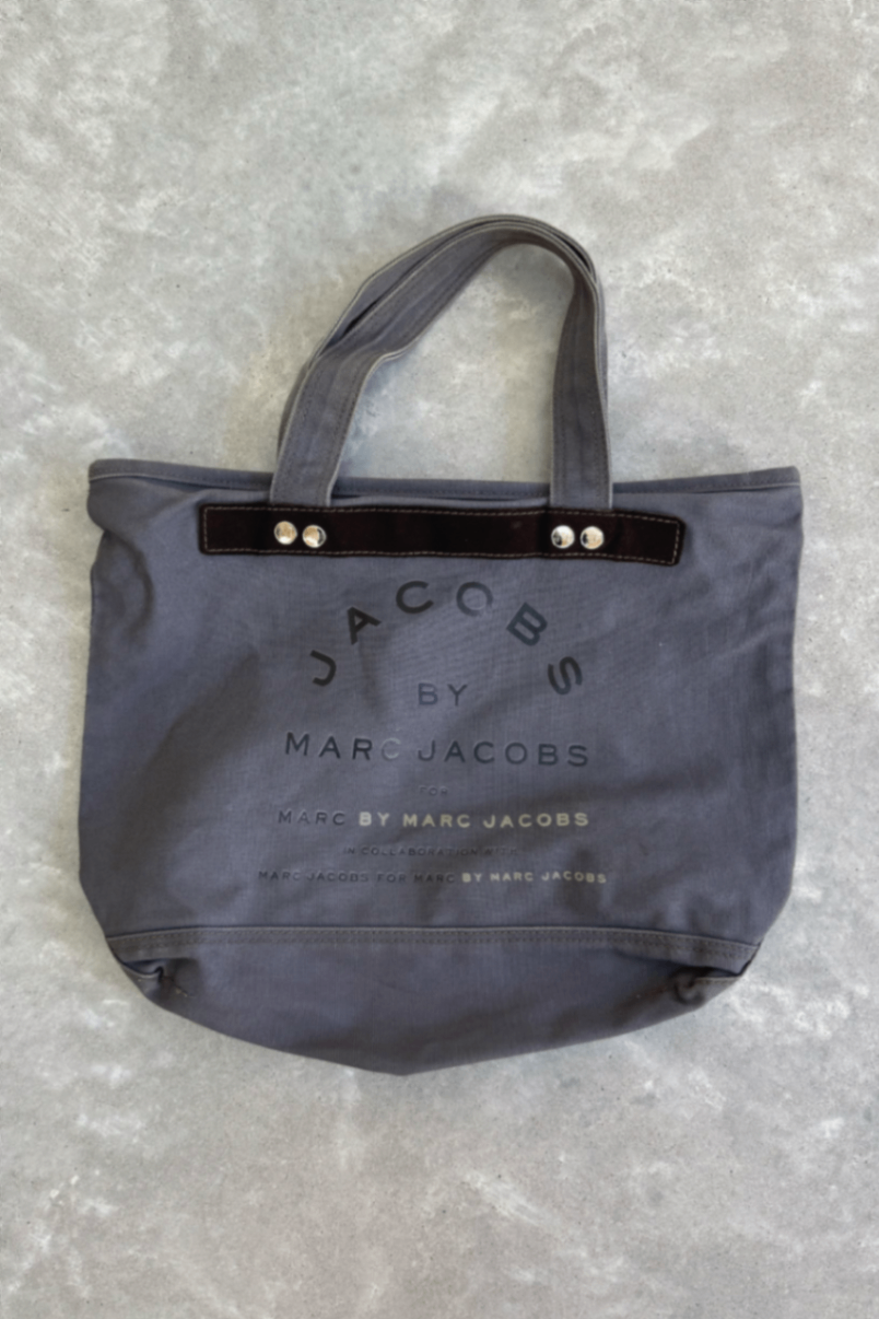 Jacobs by Marc Jacobs grey canvas tote