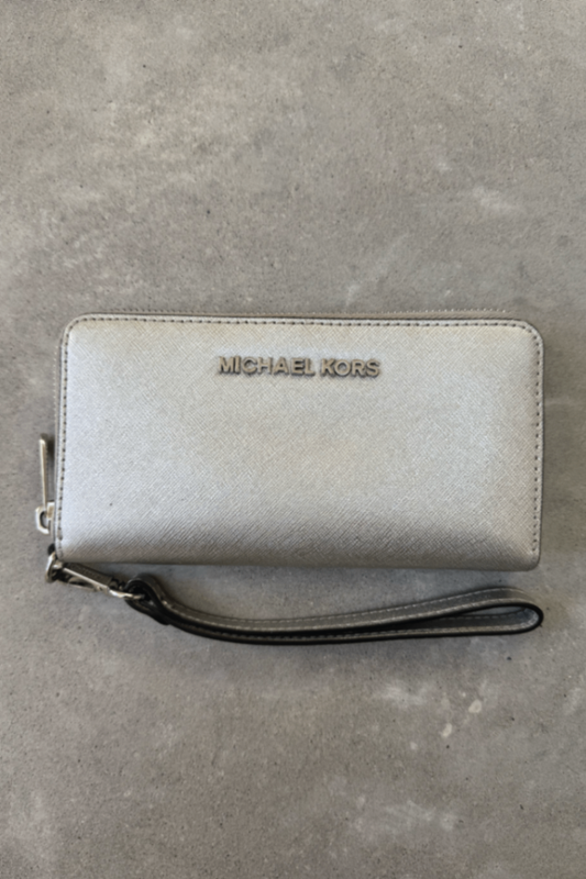 Michael Kors silver wallet