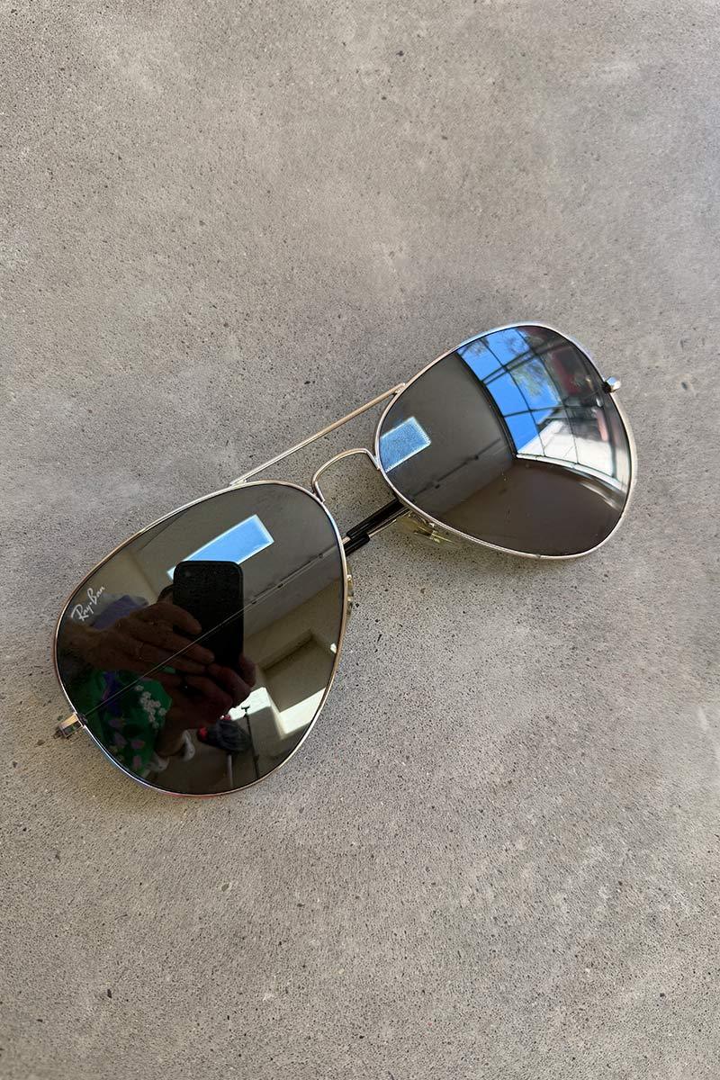 Raybans silver frame