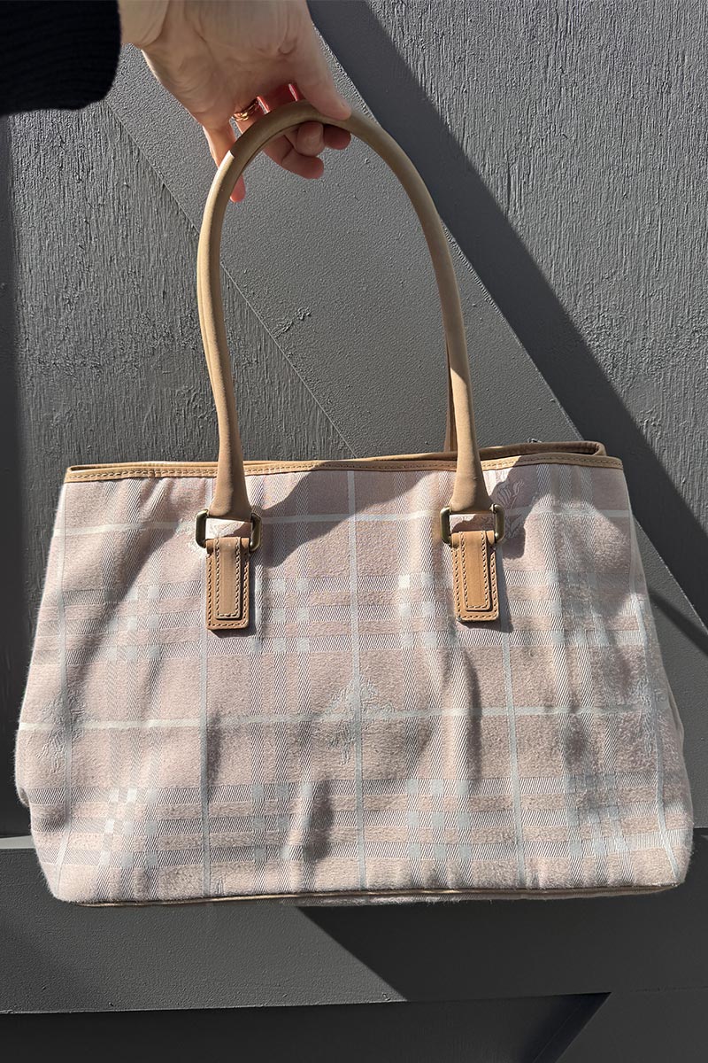 Burberry Brook Beige Leather Handbag (authenticated)