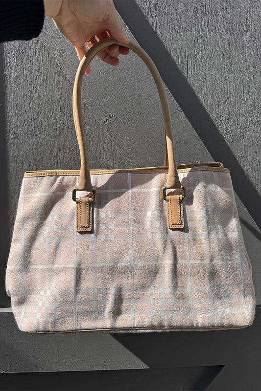 Burberry Brook Beige Leather Handbag (authenticated)