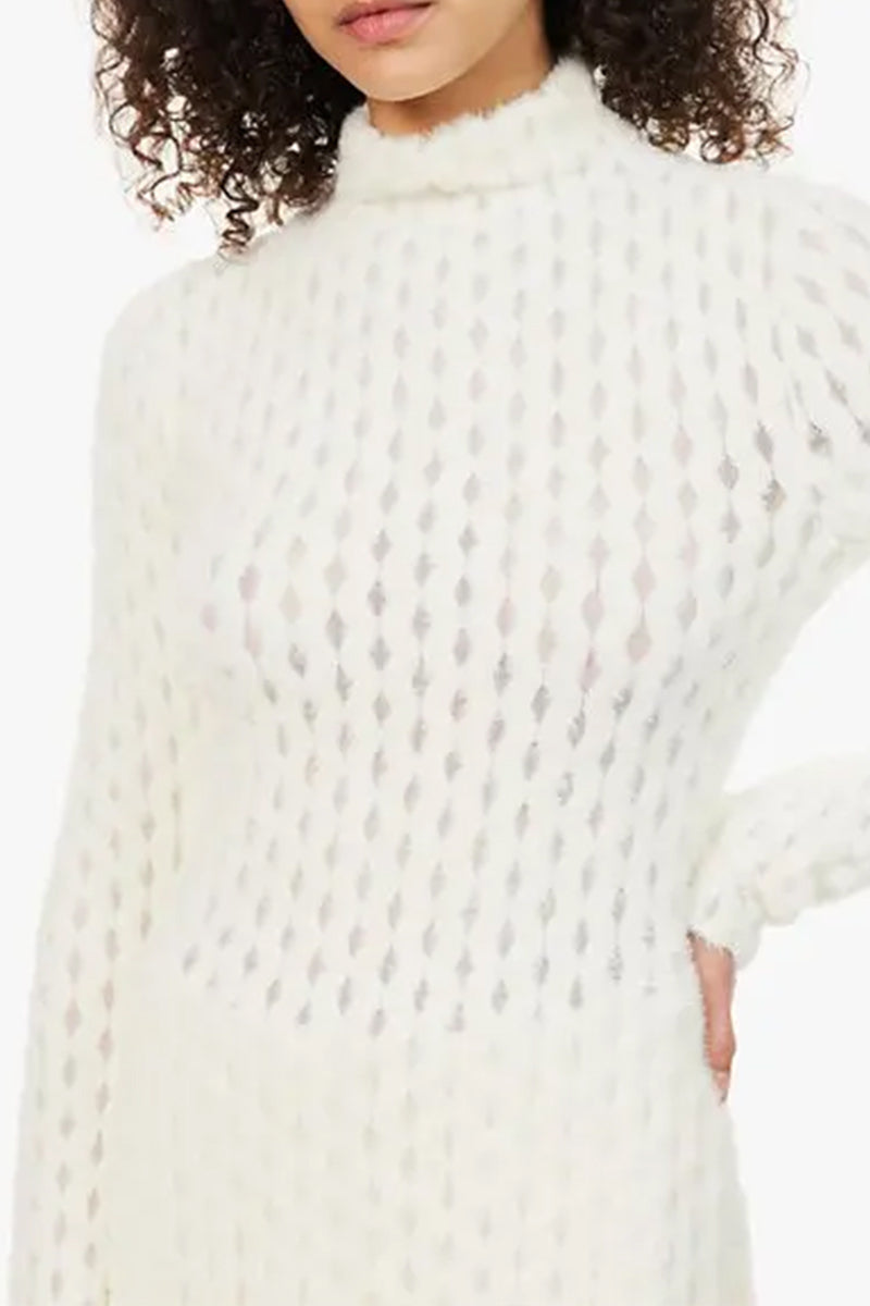Camilla and Marc Plume High-Neck Woven Jumper 12