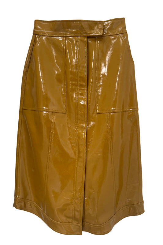 Camilla and Marc Patent Leather Skirt 10