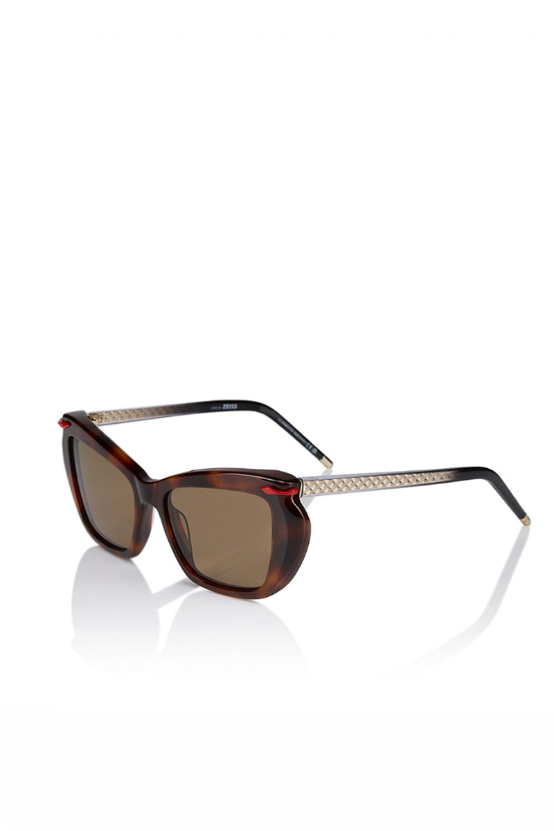 Christian Louboutin HOT CHICK LB0011 DARK HAVANA SUNGLASSES RRP $930