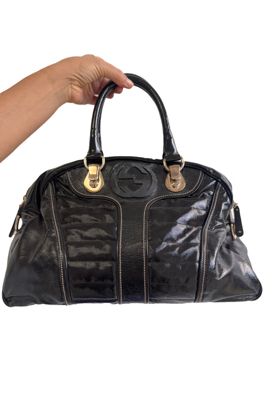 Gucci Patent Leather Limited Edition Handbag