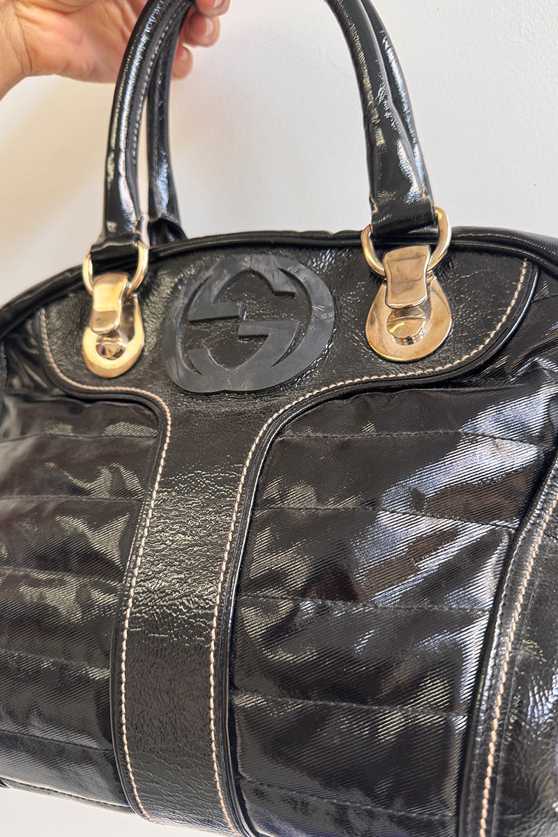 Gucci Patent Leather Limited Edition Handbag