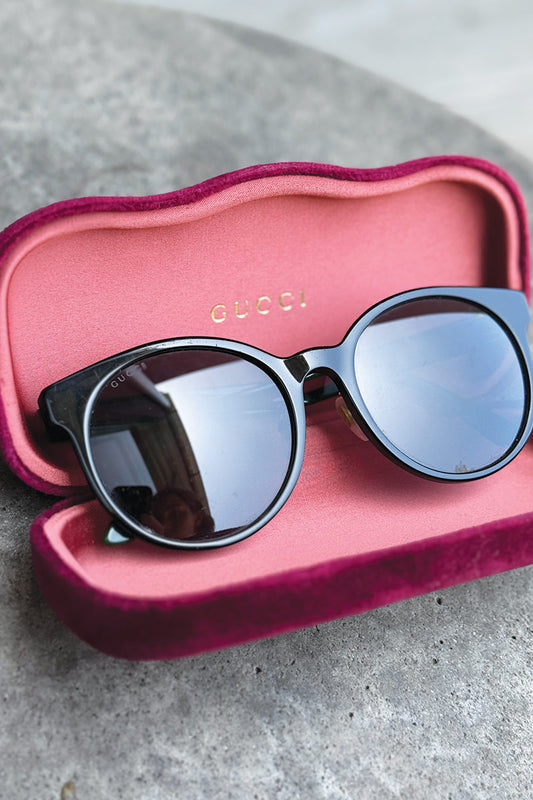 Gucci round frame sunglasses