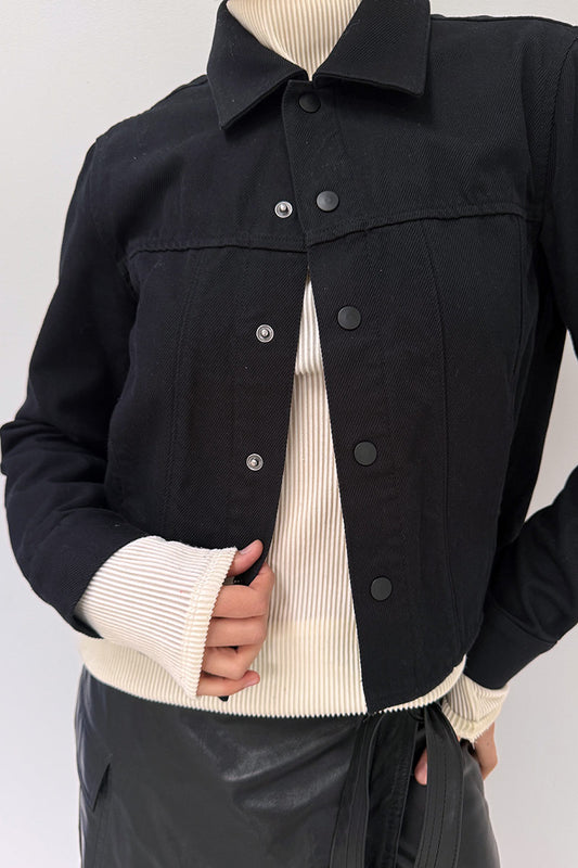 Jac & Jacket Black Cotton Jacket 12