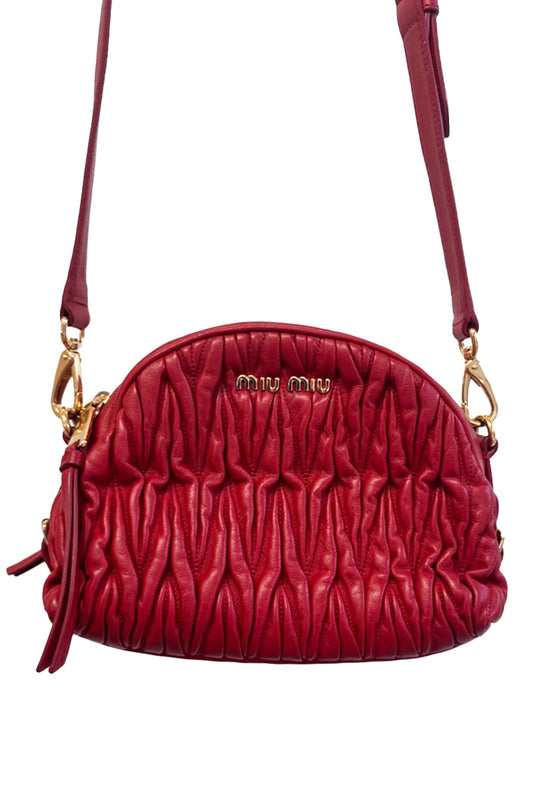 Miu Miu Red Cross Body Handbag Authenticated