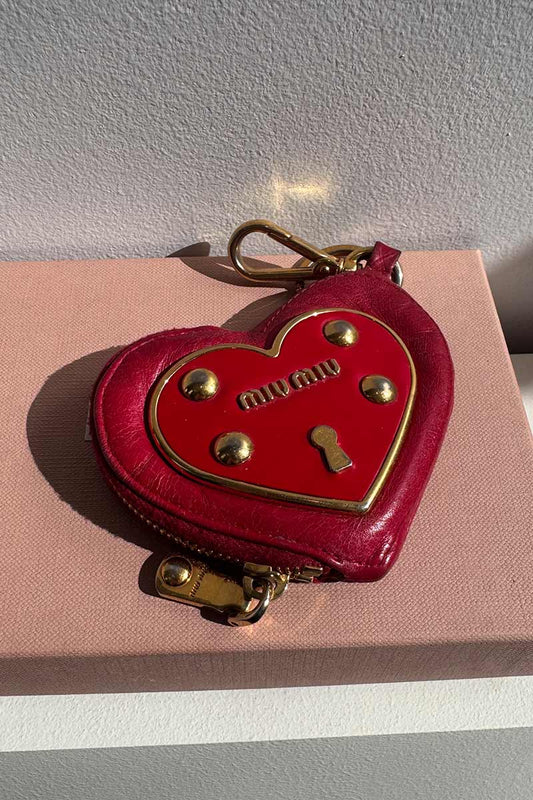 Miu Miu Coin Heart Purse (Authenticated)