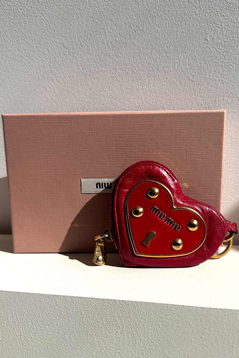 Miu Miu Coin Heart Purse (Authenticated) – Min Butik