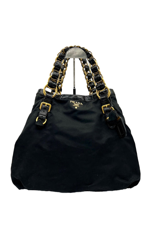 Prada Tessuto Nylon Chain Shoulder Bag (authenticated) RRP $2200