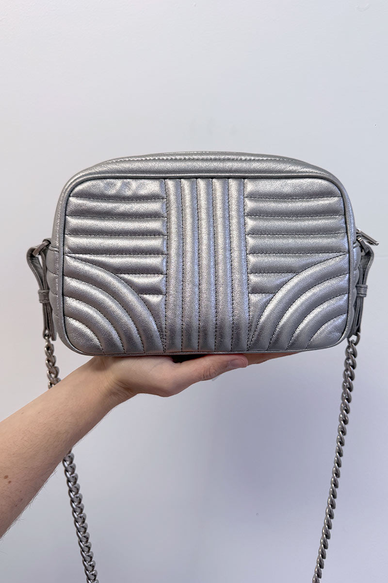 Prada Diagramme Quilted Leather Small Cross Body Bag
