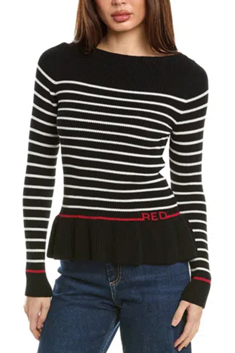 Red Valentino cotton black Sweater L
